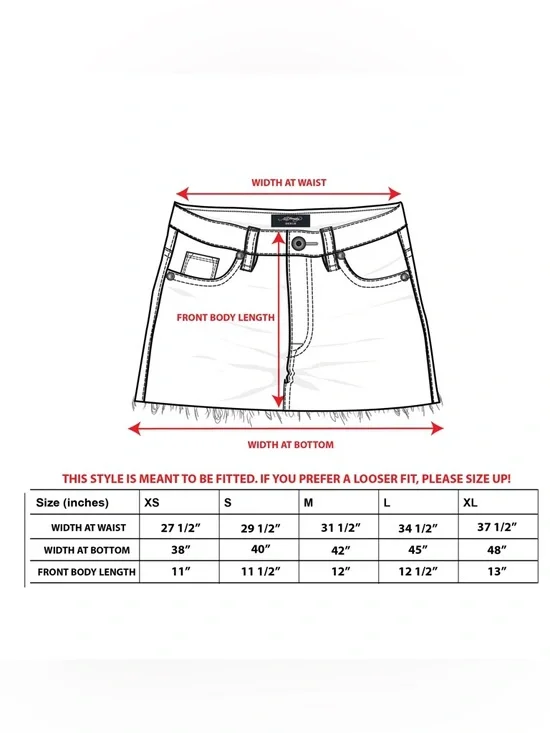 Ed Hardy LKS Skull Denim Mini Skirt - Picture 3 of 5